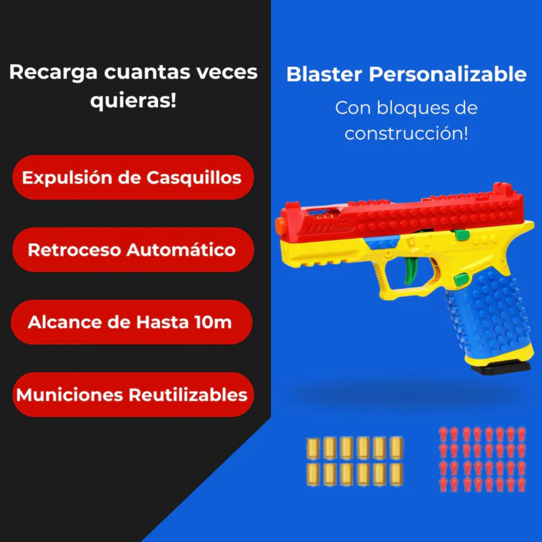 Pistola de bloques escala 1:1