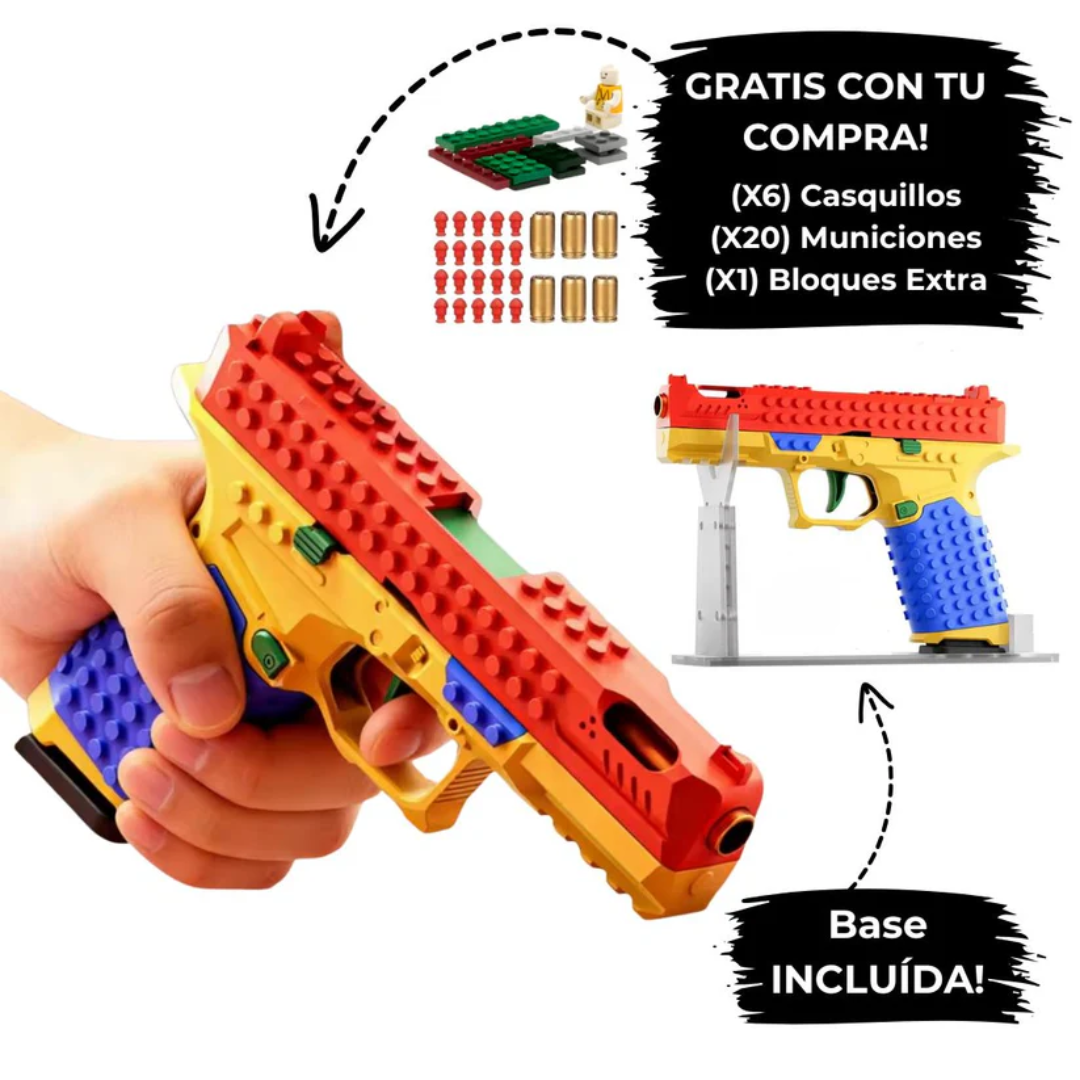 Pistola de bloques escala 1:1